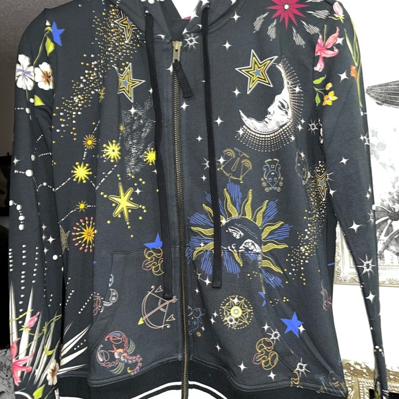 NWT Johnny Was Celestin Modern Zip Up Hoodie XXS - Picture 2 of 6